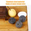 40Pcs Stainless Steel Scrubber Magic Steel Wire Ball Multipurpose Utensil Scrubber Portable Dish Scrubbers Kitchen Cleaner Tools
