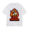 Steve‘s Lava Chicken Jockey Funny Meme T Shirts Men Women Fashion Humor Cotton T-shirts Vintage Oversized Short Sleeve Tops Tees