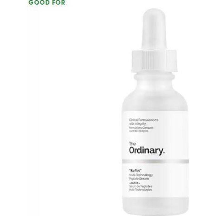 Sérum - THE ORDINARY - Buffet Multiples Technologies - Vegan - Pour Tous Types De Peau - Texture Liquide