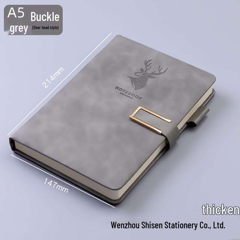 A5 Business Schnallen Notizbuch Set: Benutzerdefinierter Verdickter Notizblock mit Geschenkbox für Büromeetings