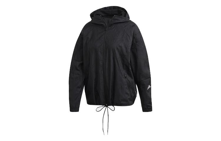 Adidas Jackets Women s Black Hooded Moderate FL1835 XL