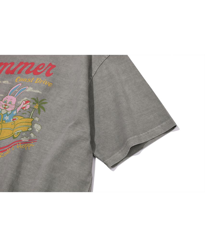 CPGN STUDIO Rolling Hoppy Pigment Short Sleeve Tee Dark Gray