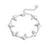 Waterproof Stainless Steel Gold Bracelet Dainty Sweet Gold Butterfly Bracelet Elegant Daily Wear Traditional Jewelry for Women