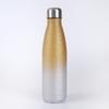 Stainless Steel Vacuum Insulated Travel Mug 500ml Gradient Design Portable Car Cup Office Outdoor Use