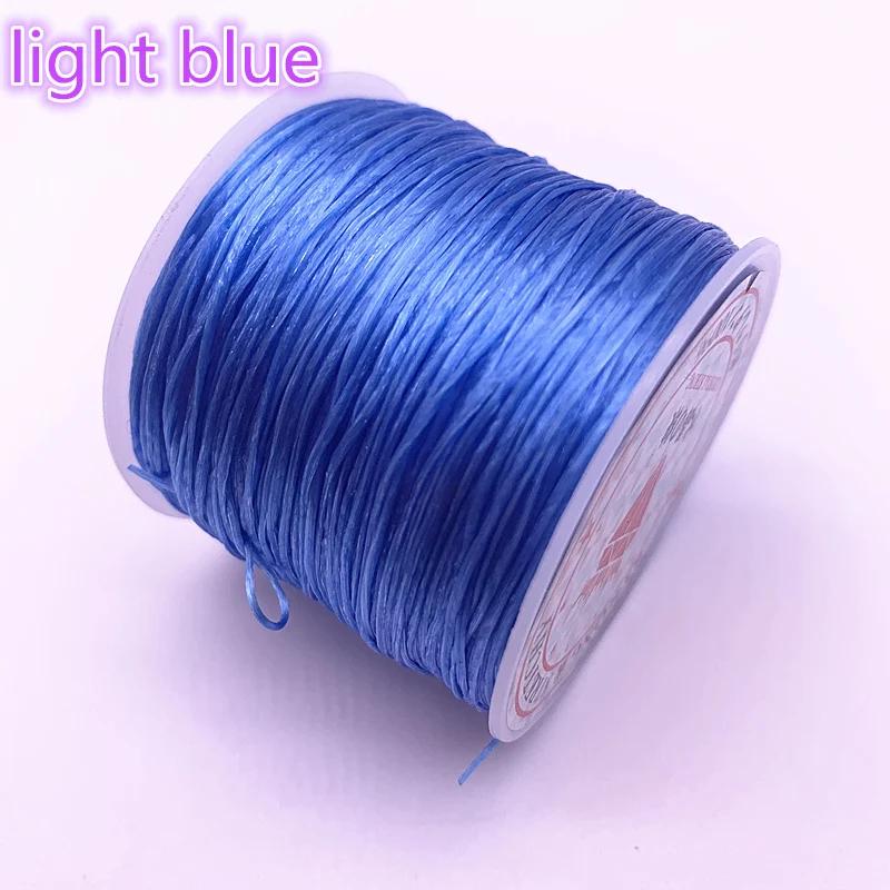 50M/Roll Colorful Flexible Elastic Crystal Line Rope Cord For Jewelry Making Beading Bracelet Wire Fishing Thread Rope