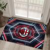 AC Milan Design Crystal Velvet Carpet Cozy Non?Slip Printed Rug For Bedroom Living Room Entrance