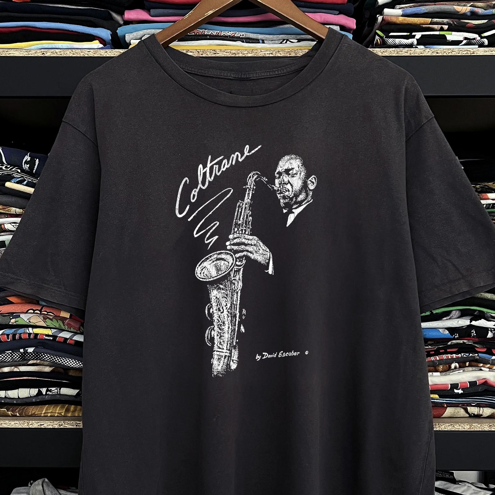90s Coltrane Aged T-Shirt Black XL 4XL