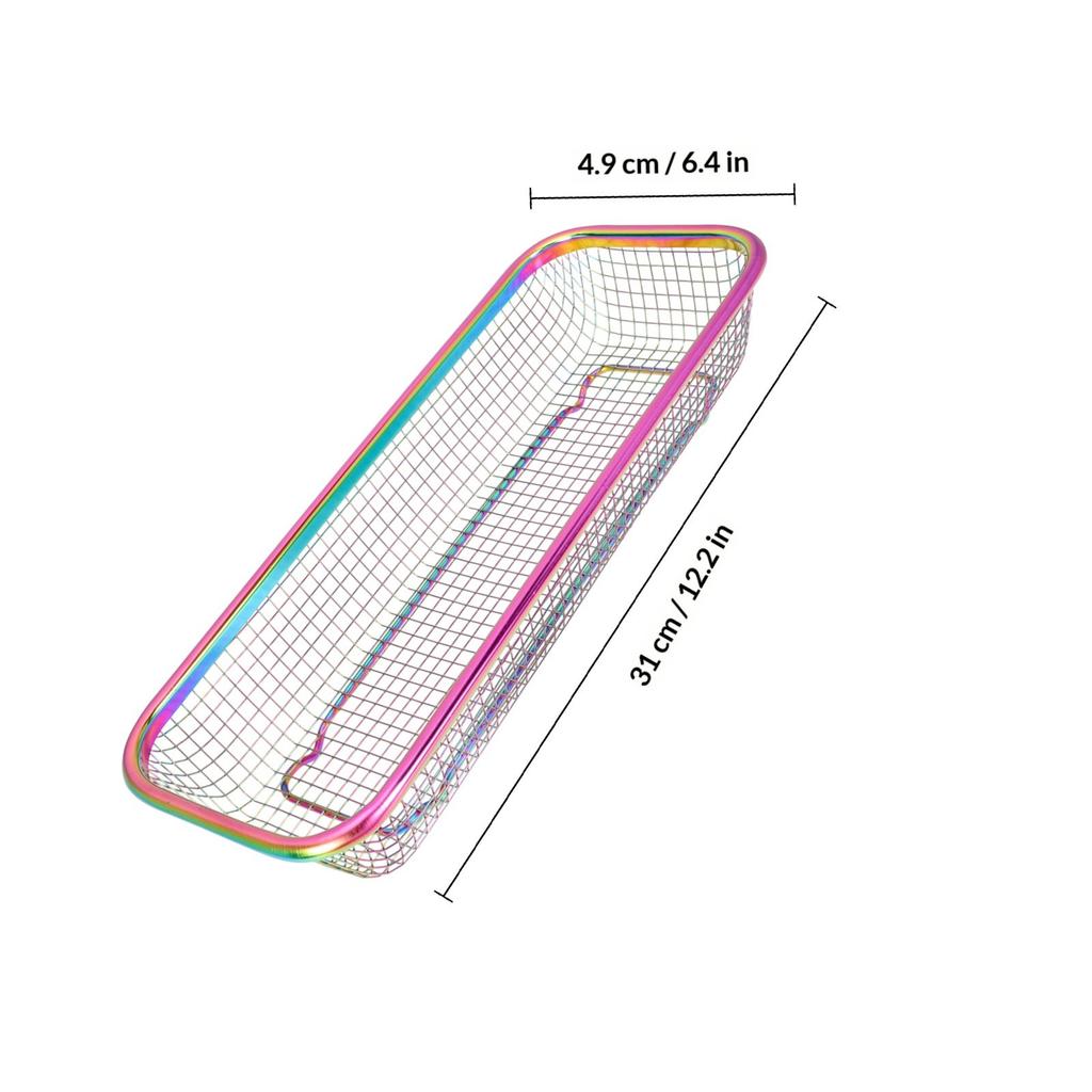 Stainless Steel Chopsticks Basket Fine Workmanship Desktop Cutlery Organizer Multipurpose Utensil Storage Jar Drain Basket