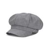 VARZAR VA Studded Newsboy Cap Gray