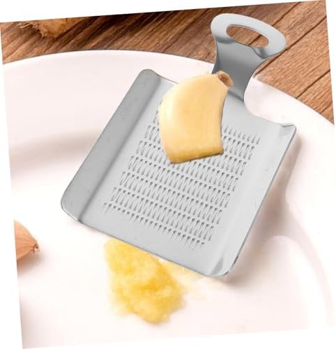 Ipetboom 2er-Pack Edelstahl-Gemüsemühle, manueller Knoblauch-Ingwer-Stampfer, vielseitiges Küchengerät, leicht zu reinigen, sicher für Babynahrung