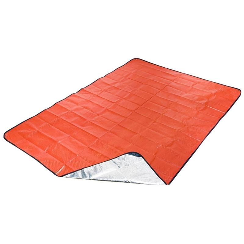 

Essential Reflective Thermal Blanket for Warmth Cold Weather Protections Windproof Waterproof Large for Hiking Camping 1