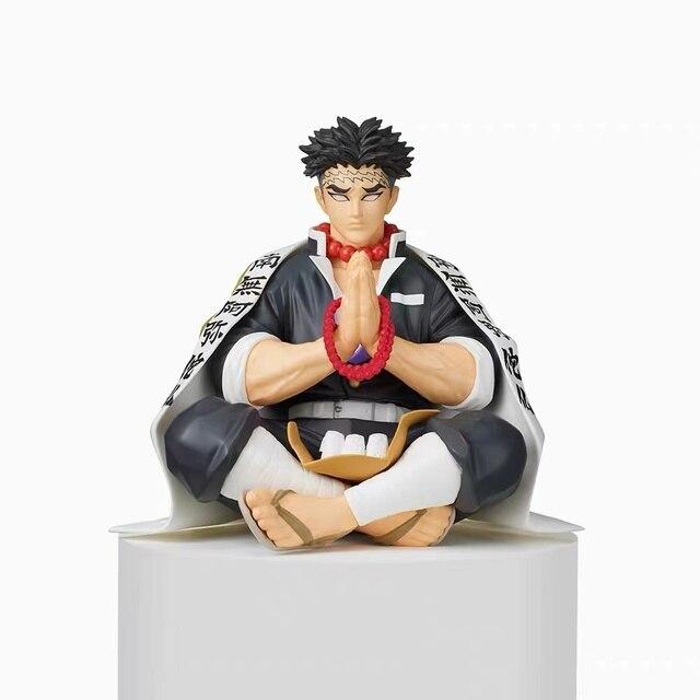 17cm Demon Slayer Anime Figure Kamado Nezuko Action Figure Tanjirou /Inosuke /Shinobu Kimetsu No Yaiba Figurine Model Doll Toys