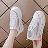 Inner heightening platform casual shoes autumn season new dad shoes elastic band single shoes