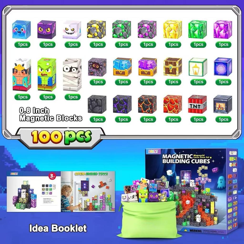 Magnetic Building Blocks - DIY Magnetic Tiles for Kids