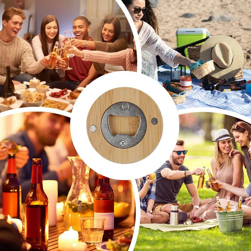 Cap Opener Magnetic Bottle Opener For Fridge Magnetic Bar Tool Fridge Magnet Drinkware Refrigerator Sticker For Souvenir Parties