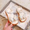 Summer Girls Shoes New Cute Children Butterfly Sandals Soft Soled Open-toe Fashion Versatile Princess Shoes
