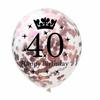 5 buc. Baloane confetti gonflabile 12 inch Baloane pentru ziua de nastere din latex 1 16 18 21 18 30 40 50 60 70 80 90 Decor de nunta de aniversare