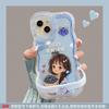 Good Persimmon Happens To Girls, Suitable for Apple 11pro Mobile Phone Case 11 Cute Anti-drop 11 Invisible Double Bracket 11 Silicone X