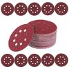 125 Mm 8-hole Sanding Discs - Pack of 100 Pcs Grit P40–P800, Aluminum Oxide