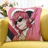 Y-arichin C-lub   Various Sizes Square Pillow Case For Car Home Bedchamber Decor
