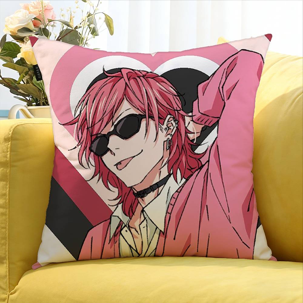 Y-arichin C-lub Various Sizes Square Pillow Case For Car Home Bedchamber Decor