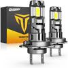 FAHREN - 9005/HB3 LED Bulbs, , % Ultra Bright, 6500K White, 3-Min Tall, Real 1:1 Size With Cooling Fan,CANBUS Ready, 70,000+ Lifespan, Pack Of 2