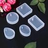 20Pcs/Set New DIY Keychain Pendant Casting Silicone Mould Kit with Keyrings Art Crafts Making Tools Crystal Epoxy Resin Mold