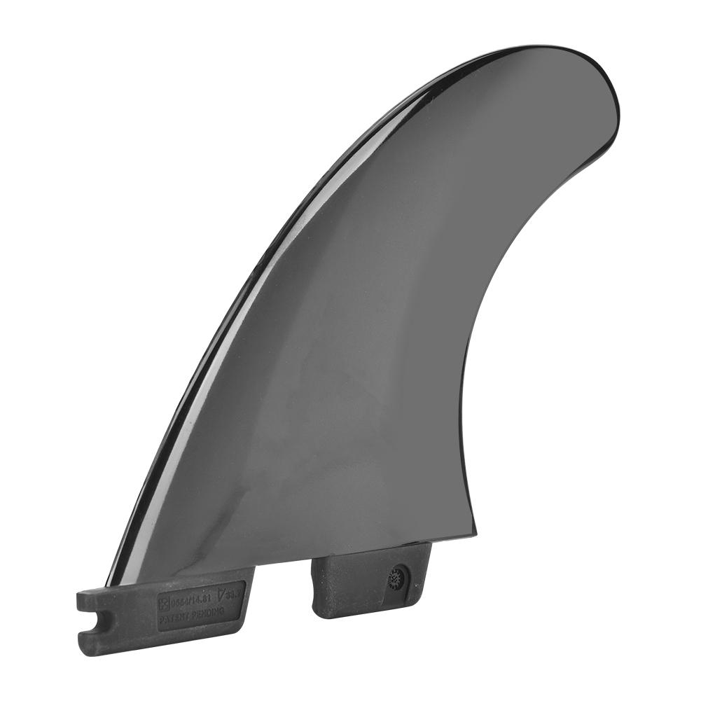 הגדל זנב הגה מפוצל ספורט גלישת גלים גלשן קאנו סנפירים אביזר שחור