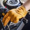 Skórzane Rękawice Motocyklowe Wodoodporne Oddychające Rękawice Moto Skóra Kozia Rękawice Motocrossowe Jeździeckie Na Całe Palce Cztery Pory Roku