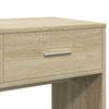 Makeup Table with Mirror Sonoma Oak 80 x 39 x 80 cm