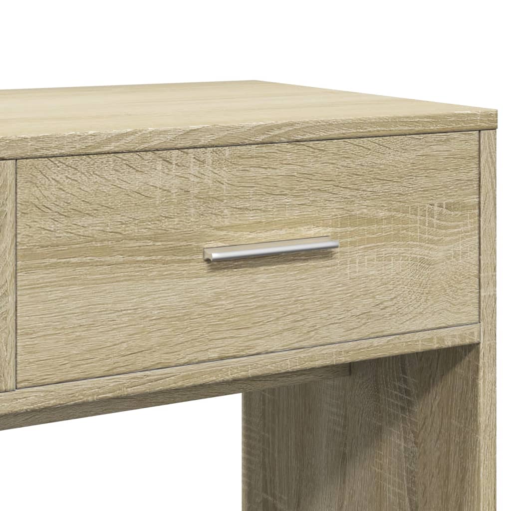 Makeup Table with Mirror Sonoma Oak 80 x 39 x 80 cm