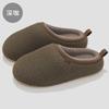 Simple Home Cotton Slippers Winter Couple Indoor Plush High-grade Fleece Indoor Non-slip Outer Wear