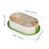 Pet Cat Grass Planter Box With Drain Holes Multifunctional Hydroponic Planting Tray Greenhouse Wheatgrass Growing Pot