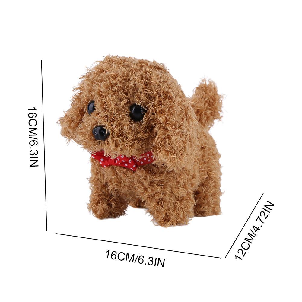 Plush Robot Puppy Interactive Plush Toy for Kids Dog Robot Puppy Barking Tail Wagging Walking Puppy Plush Toys Educational Gift