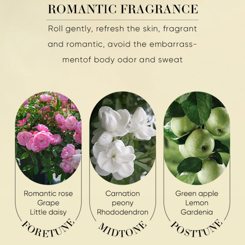 Antiperspirant dew SADOER blue wind chime walking deodorant ball portable fragrance