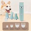 Usb Rechargeable 4 In 1 Electric Pet Hair Shaver With 4 Blades High Power Low Noise Dog Cat Hair Clipper Grooming Tool