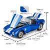 1: 22 Cobra Convertible Sports Car Model Ornaments Power Lights Toy Cars Alloy Simulation Car Models Exquisite Collection Gift