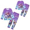 Children's Witch  Girls Printed Suit Long Sleeve Pants Suit