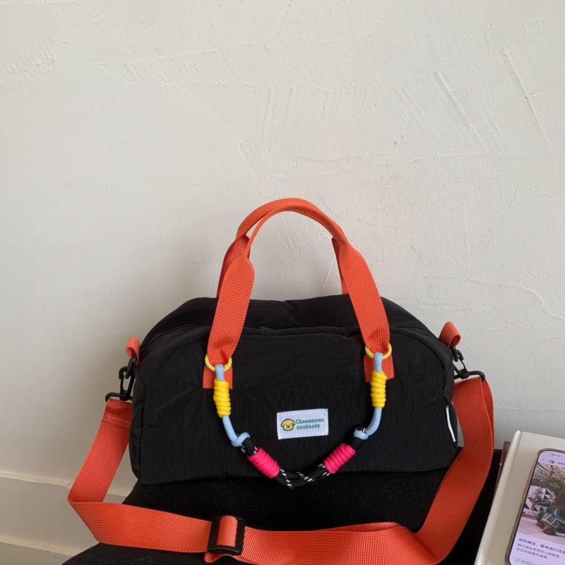 Японская трендовая модная спортивная сумка-мессенджер для мужчин и женщин, легкая дорожная сумка для боулинга, простая повседневная сумка-мессенджер через плечо