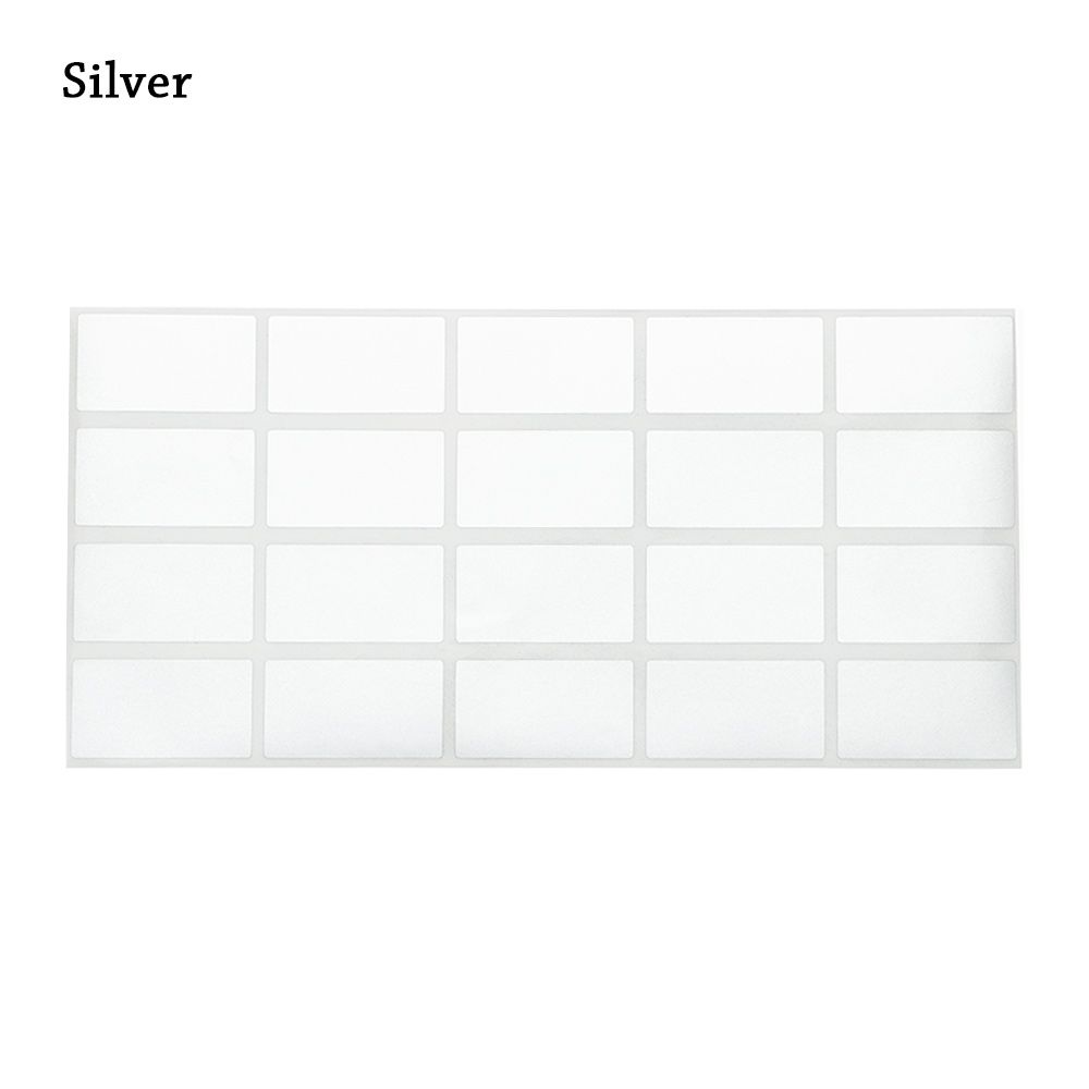 

наклейка Прямоугольник Товары для вечеринок Карточка для активности Материал Самоклеящиеся этикетки Скретч-наклейки серебряный