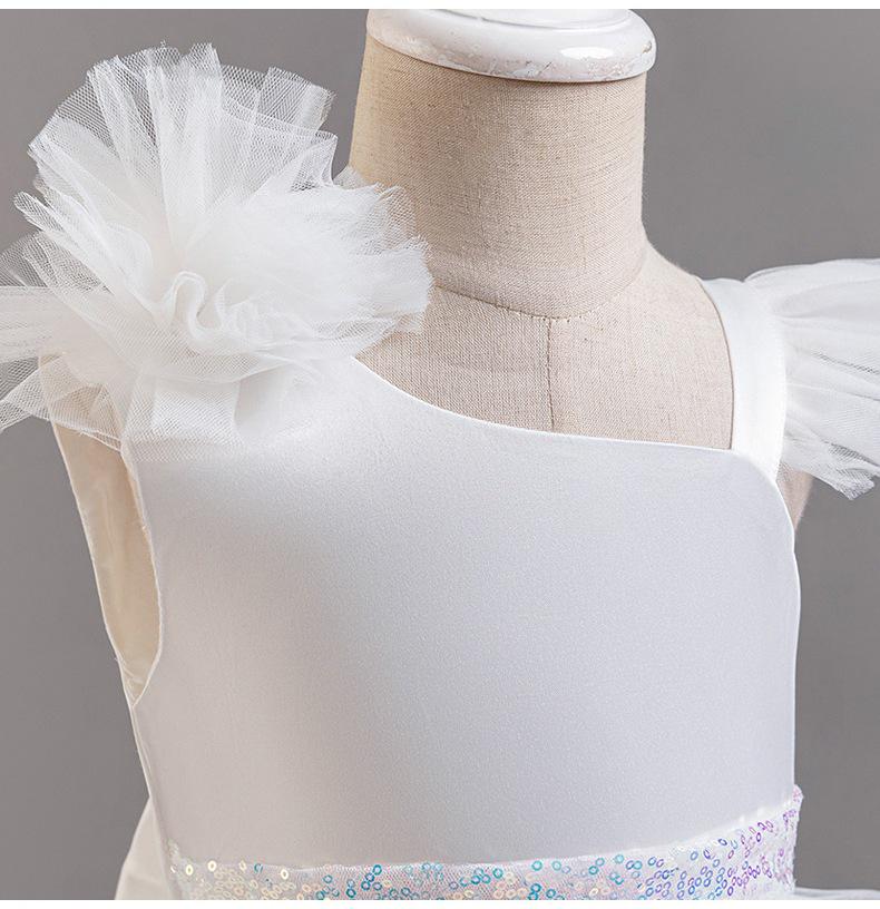 Netz-Tüll-Abendkleid für Mädchen zum Geburtstag