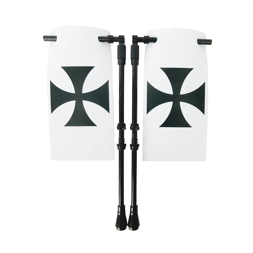 Średniowieczny Zamek Rycerz Legion Flaga Klocki Wojskowa Postać Krzyżowcy Flagi Gondor Starożytny Święte Cesarstwo Rzymskie Zabawka