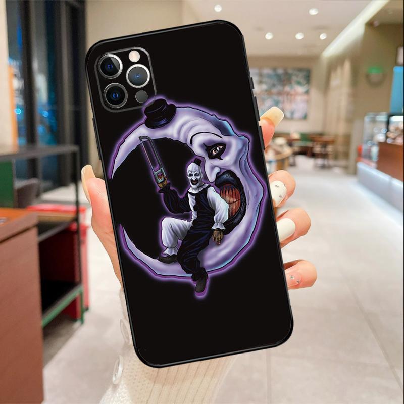 

Чехол для телефона с изображением из фильма ужасов «Террификатор» для iPhone 16 15 14 13 12 11 Pro Max Mini X XS XR 6 Plus Задняя крышка iPhone 15