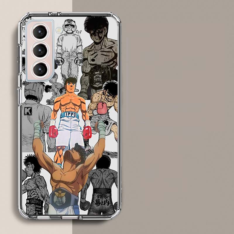 

Boxing H-Hajime no Ippo Phone Case For Samsung Galaxy S25 Edge S24 S23 FE S21 S20 S10 Plus S22 S26 Ultra Cover Clear Cases TPU C Samsung S10E