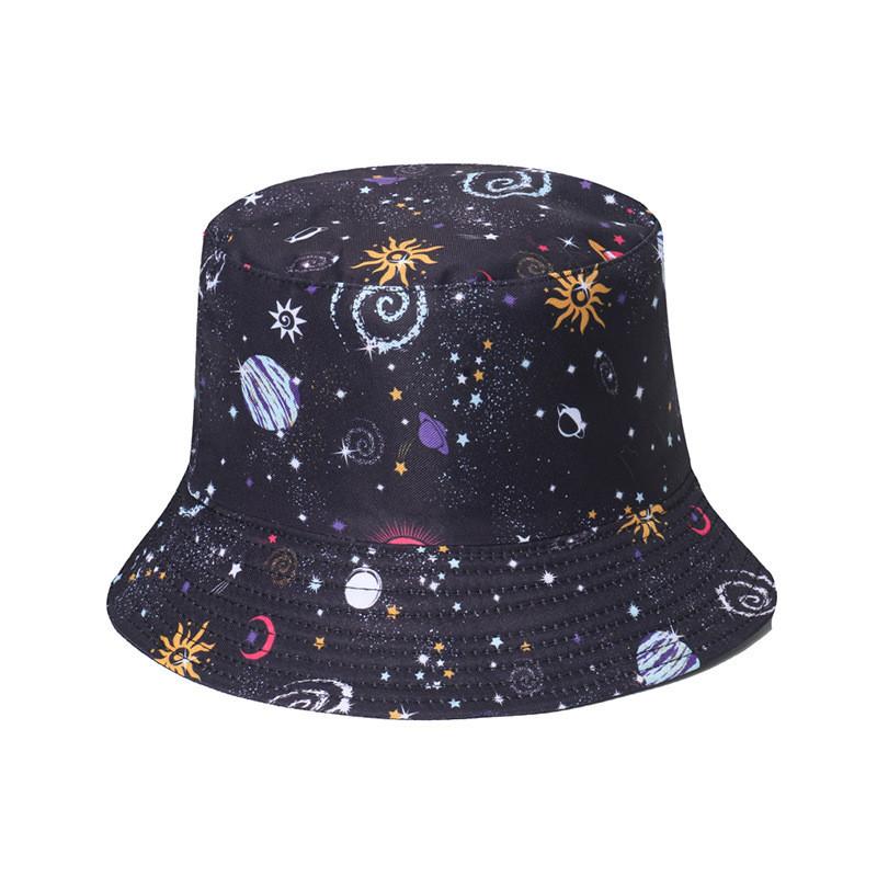 Stylish Artsy Fisherman Hat For Women Korean Style Sun Hat With Mushroom Print