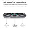 A65T-For Dreame Mova G30/G30 Pro/G30 Ultra Vacuum Cleaner Replacement Parts Main Brush Tracked Mop Cloth Main Brush Cover