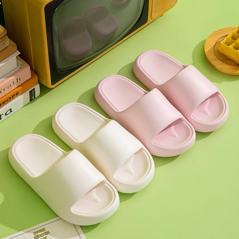 New EVA deodorant home sandals women's summer soft sole wear-resistant, non-slip and breathable couple outer slippers men