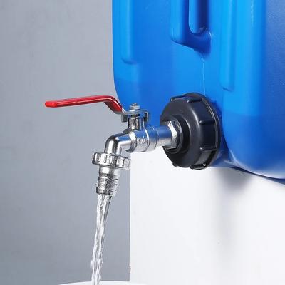 Trwały adapter kranowy do zbiornika IBC S60*6 gwint zgrubny do złącza 1/2'' 3/4'' Zawór zamienny Ogród Dom Armatura zaworowa Kran