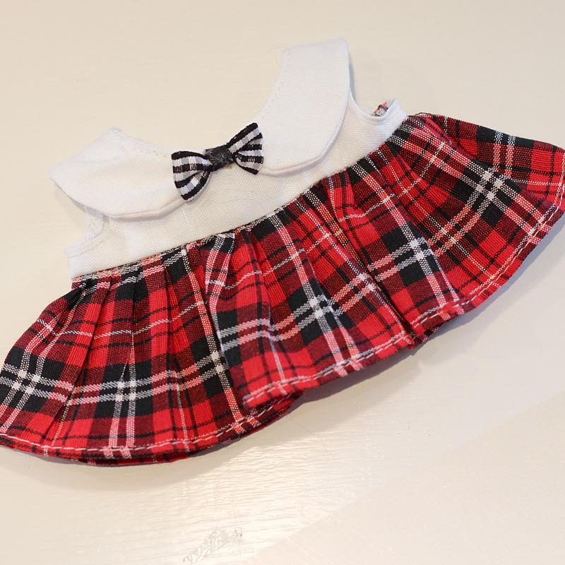 20cm Cotton Doll Clothes: Cute Princess Lolita College-Style Lace Dress