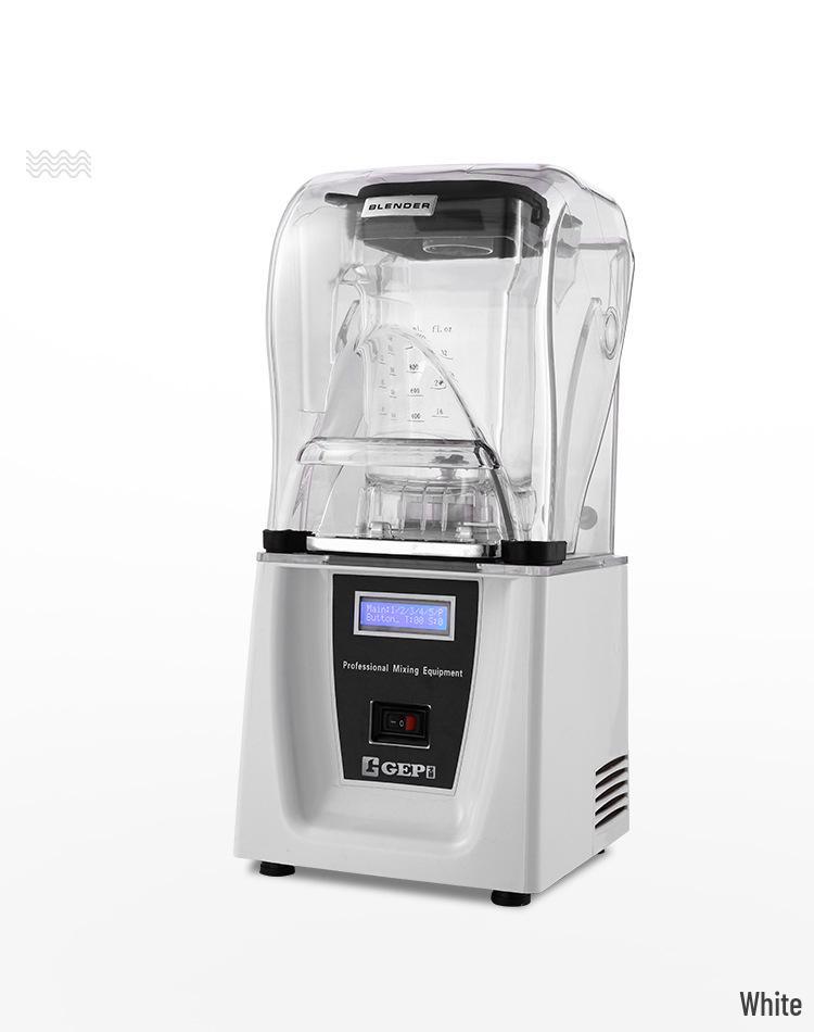 High-End Soundproof Smoothie Maker and Ice Crusher Blender with Cover for Commercial Use